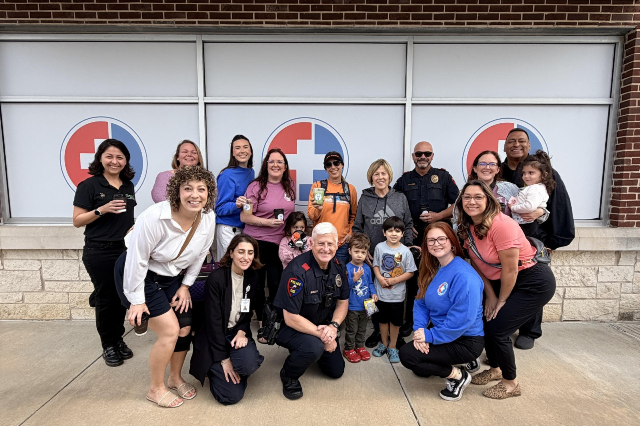 the community gathers at the West Plano ER's anniversary event