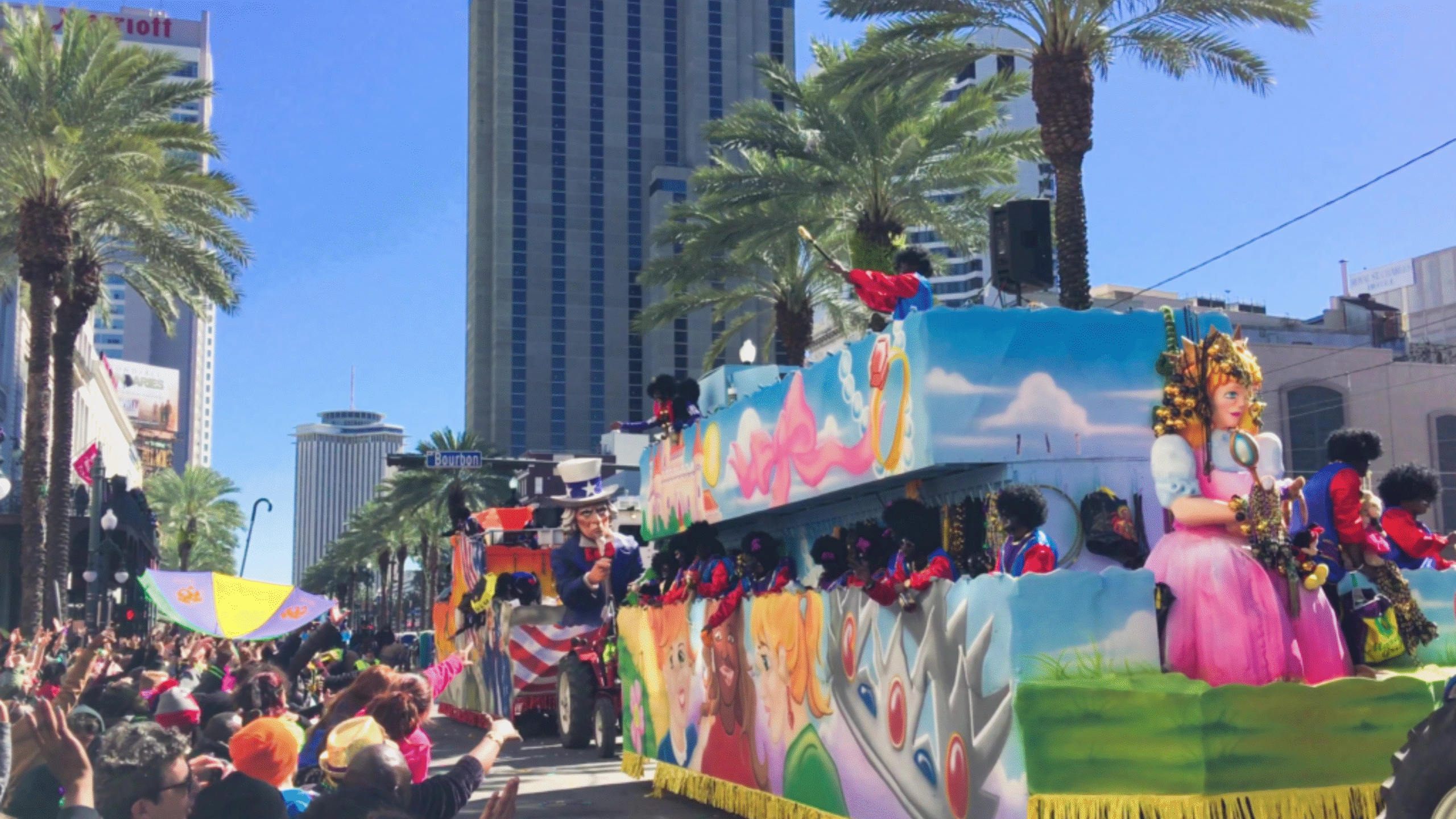 Mardi Gras parade float